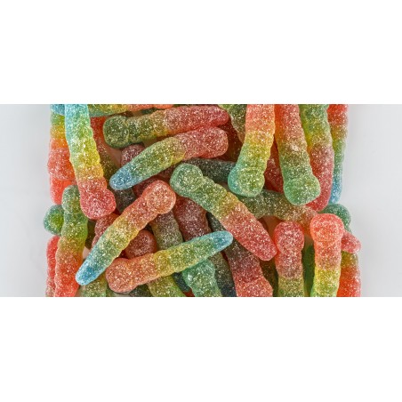 Rainbow Worms Fizz 1 kg Haribo - Algums