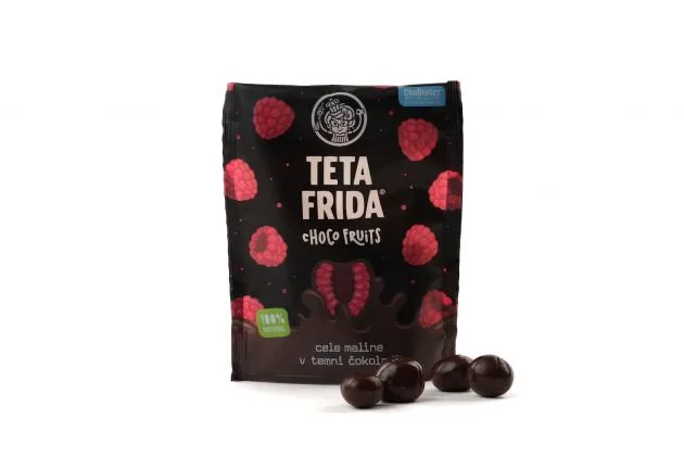 [TF005] Tante Frida CHOCO FRUIT RASPB - DARK CHOC 9 X 100 G