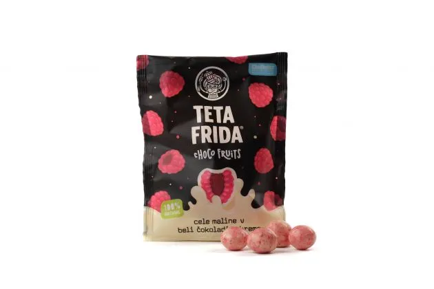 [TF006] Tante Frida - CHOCO FRUIT RASPB - WHITE CHOC 9 X 100 G