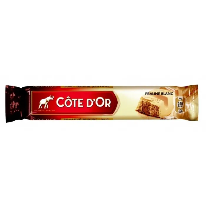 [42697] COTE d'OR REPEN WIT PRALINE 32x46g