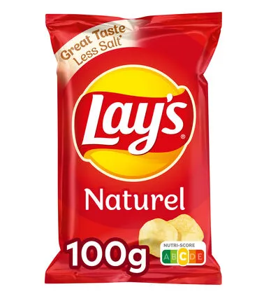 [28865] LAY'S CHIPS NATUREL 12 x 100 g